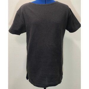 Express Black Knit Short Sleeve Shirt - Size S